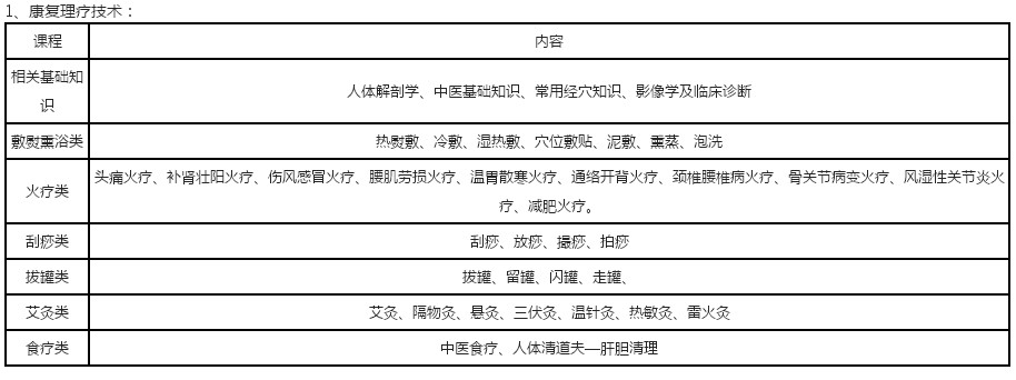 北京康復理療師培訓 2017年