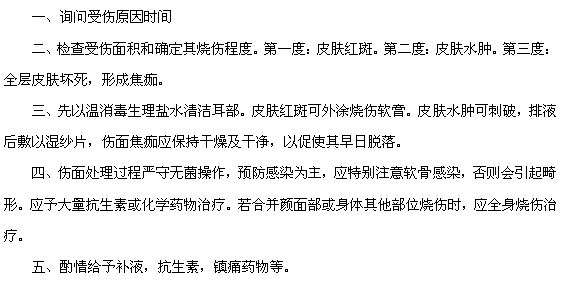 耳朵被燒傷后如何進行有效治療？