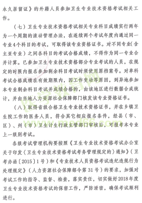 云南省2018年度全省衛(wèi)生專業(yè)技術資格考試|報名時間通知