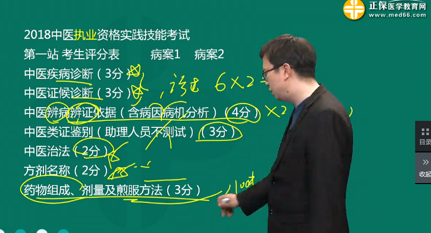 2018年中醫(yī)、中西醫(yī)醫(yī)師實(shí)踐技能考試備考指導(dǎo)（視頻）