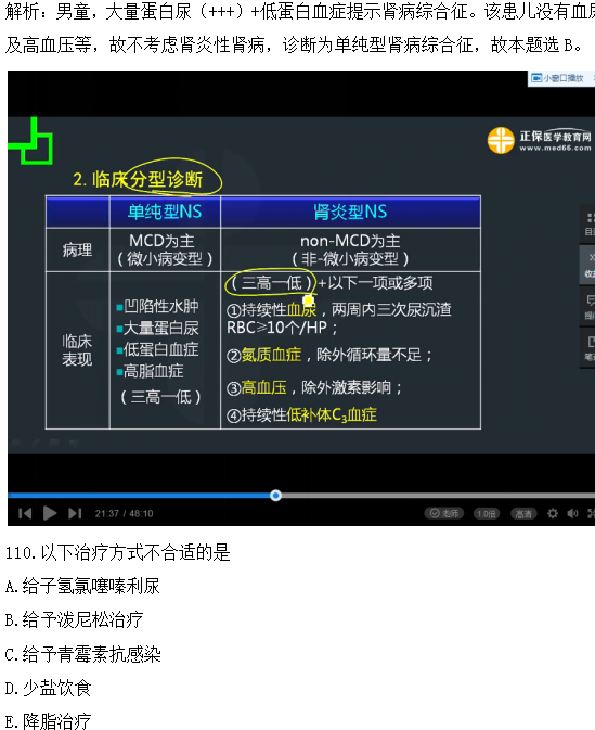 醫(yī)學(xué)教育網(wǎng)課程vs2018年臨床執(zhí)業(yè)醫(yī)師試題圖文對(duì)比第四單元（完結(jié)）