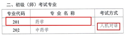 2019年初級(jí)藥師考試人機(jī)對(duì)話