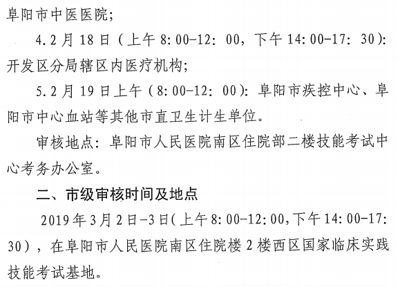 阜陽(yáng)考點(diǎn)2019年醫(yī)師資格考試報(bào)名審核咨詢(xún)電話