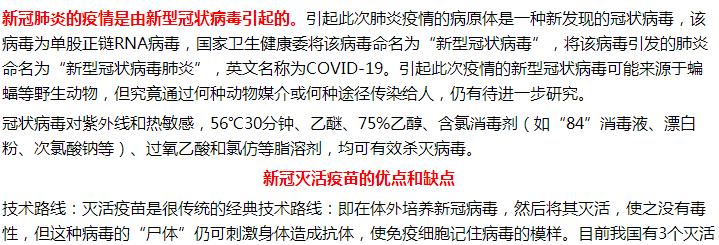 新冠肺炎病毒滅活途徑有哪些？新冠滅活疫苗的優(yōu)缺點是？