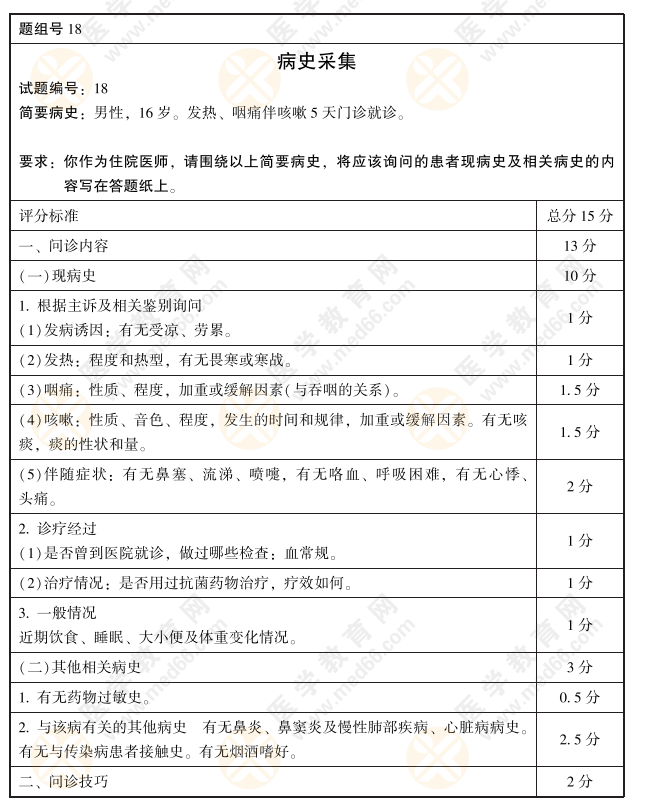 實踐技能考試考官評分手冊18