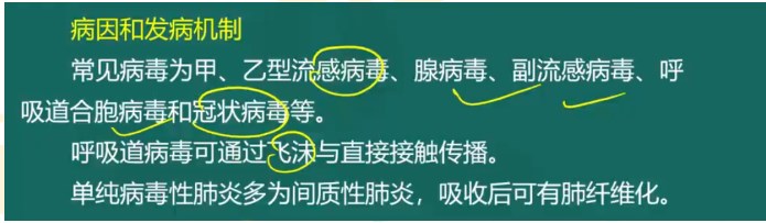 病毒性肺炎病因及發(fā)病機制